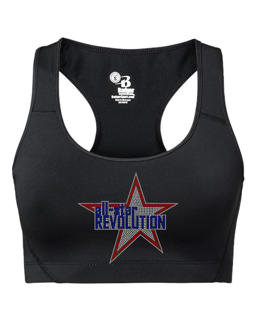 Rhinestones All Star REVOLUTION Girl's Sports Bra