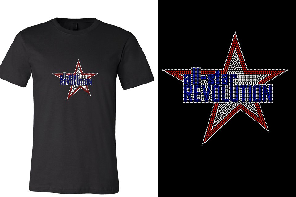 Rhinestones All Star REVOLUTION Unisex T-Shirt