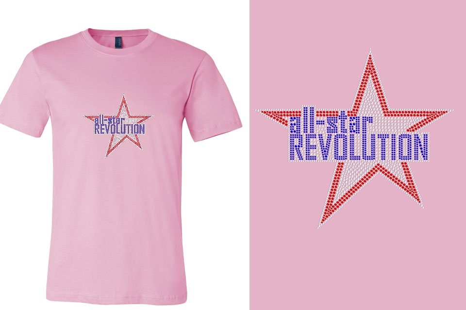 Rhinestones All Star REVOLUTION Unisex T-Shirt