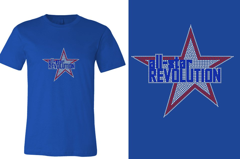 Rhinestones All Star REVOLUTION Unisex T-Shirt